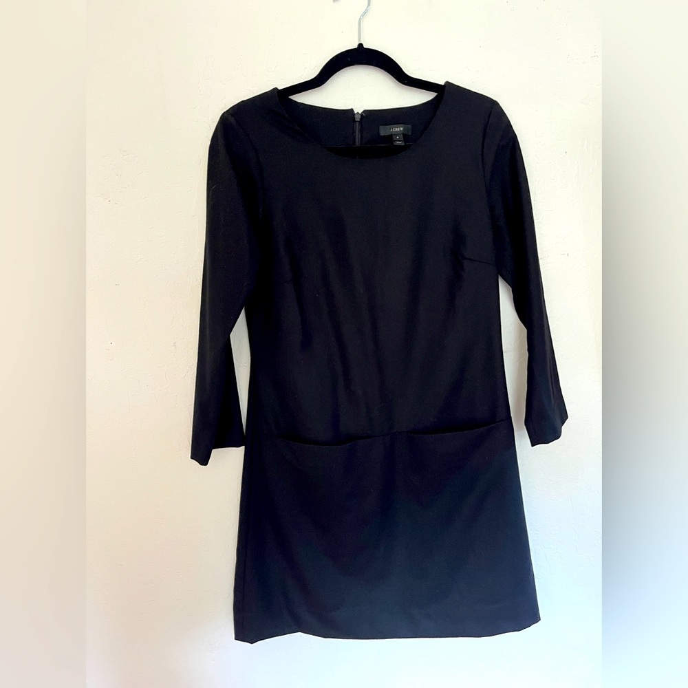 jcrew black dress